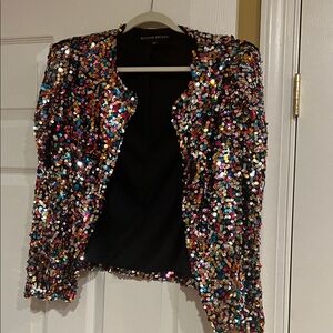 Boston Proper Vibrant Sequin Blazer